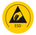Les sièges ESD de bimos sont conformes à la norme EN 61340-5-1 pour les implantations en zones EPAs (ESD Protected Areas). Un choix optimal de matériaux et techniques de fixation assure le déchargement des charges électrostatiques. La résistance typique de déchargement est de 10^6 Ω.